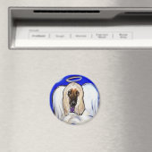 Afghan Hound Angel Magneet (Insitu (Vaatwasser))