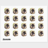 Afghan Hound Art Gifts Ronde Sticker (Vel)