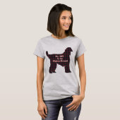 AFGHAN HOUND BFF  T-SHIRT (Voorkant volledig)