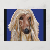 AFGHAN HOUND BRIEFKAART (Voorkant)