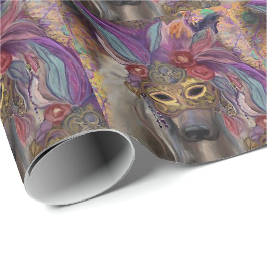 AFGHAN HOUND CADEAUPAPIER (Rol Hoek)