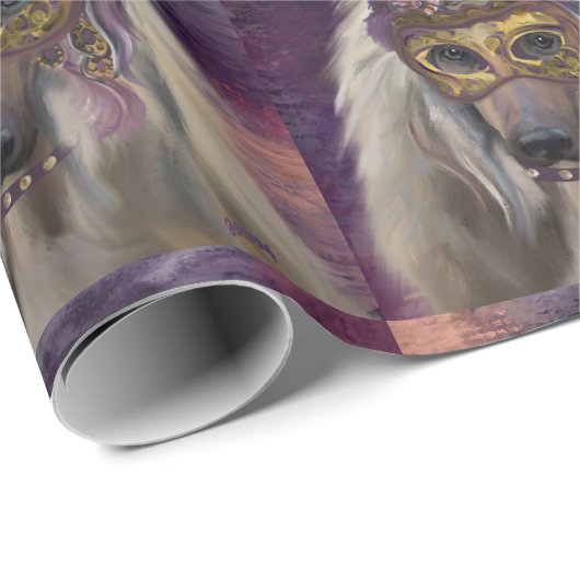 AFGHAN HOUND CADEAUPAPIER (Rol Hoek)