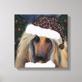 AFGHAN HOUND CANVAS AFDRUK (Voorkant)