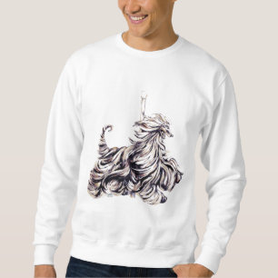 Afghan Hound Carousel Moving Trui