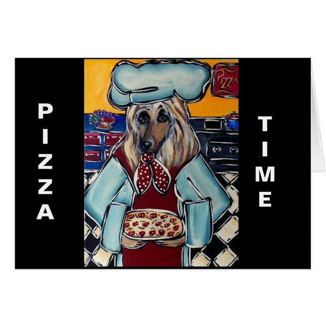 AFGHAN HOUND CHEF (Voorkant Horizontaal)