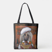 Afghan Hound Chef Tote Bag (Achterkant)