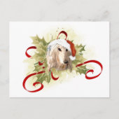 Afghan Hound Christmas-Briefkaarten Feestdagenkaart (Voorkant)
