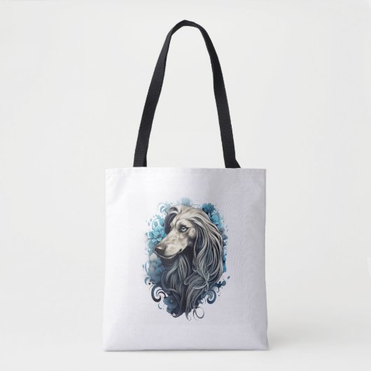 Afghan Hound Classic T-shirt (1) Tote Bag (Voorkant)