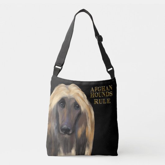 AFGHAN HOUND   CROSSBODY TAS (Voorkant)