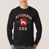 Afghan Hound Dad T-shirt (Voorkant)