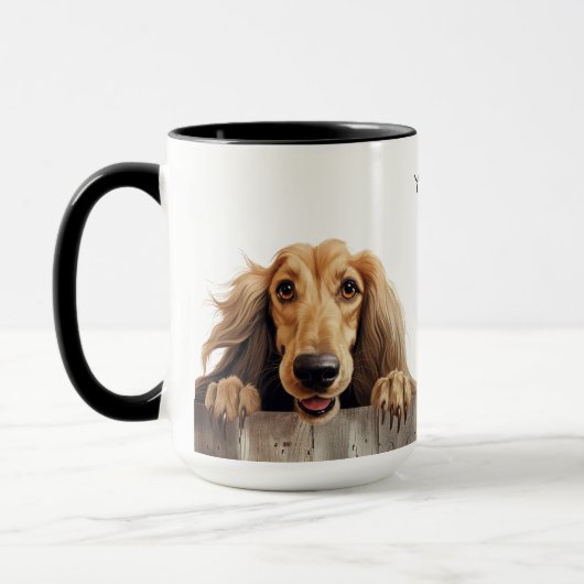 Afghan Hound Dog Mok (Links)