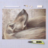 Afghan Hound Dog Tissuepapier (Craft)