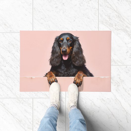 Afghan Hound Doormat Art Deurmat (Binnen)