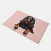 Afghan Hound Doormat Art Deurmat (Schuin)