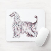 Afghan Hound Elegance Muismat (Met muis)
