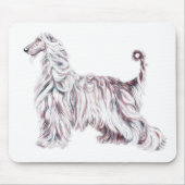 Afghan Hound Elegance Muismat (Voorkant)