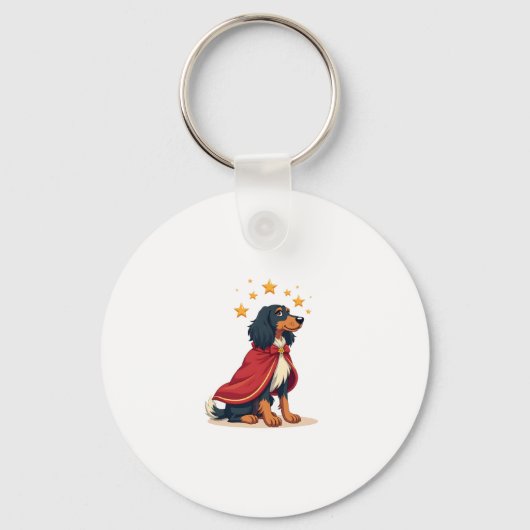 Afghan Hound Elegant Noel Sleutelhanger (Voorkant)