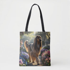 Afghan Hound Elegante Canvas tas