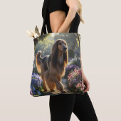Afghan Hound Elegante Canvas tas (Dichtbij)