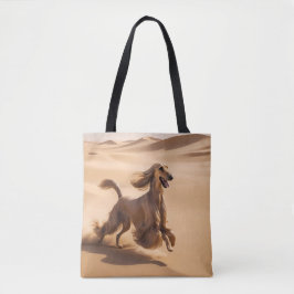 Afghan Hound Elegante Canvas tas