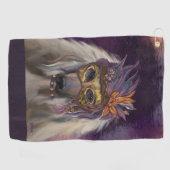 AFGHAN HOUND GOLFHANDDOEK (Horizontaal)