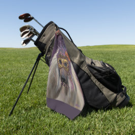 AFGHAN HOUND GOLFHANDDOEK