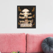 AFGHAN HOUND GOUD CANVAS AFDRUK (Insitu (Woonkamer))