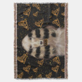 AFGHAN HOUND GOUD  DEKEN (Voorkant Verticaal)