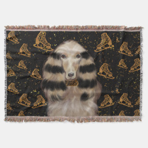 AFGHAN HOUND GOUD  DEKEN