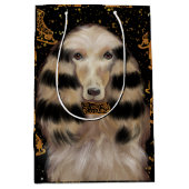 AFGHAN HOUND GOUD  MEDIUM CADEAUZAKJE (Voorkant)