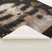 AFGHAN HOUND GOUD SHERPA DEKEN (3/4)