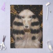 AFGHAN HOUND GOUD  TISSUEPAPIER (Craft)