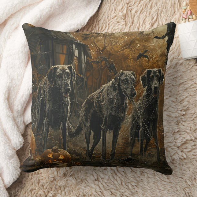 Afghan Hound Halloween Nacht Doggy Delight Kussen (Deken)