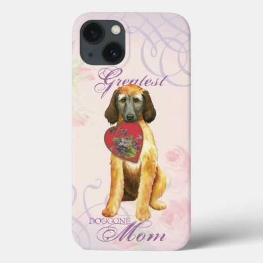 Afghan Hound Heart Mam Case-Mate iPhone Case (Achterkant)