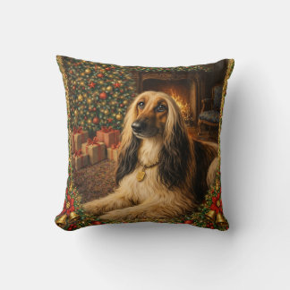 Afghan Hound Holiday  Kussen