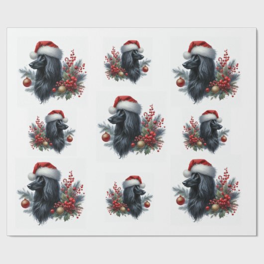 Afghan Hound inpakpapier (Vlak)