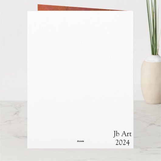 AFGHAN HOUND KAART (Achterkant)