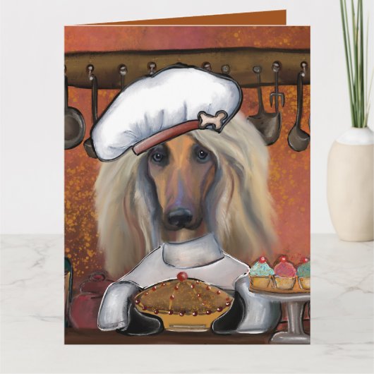 AFGHAN HOUND KAART (Voorkant)