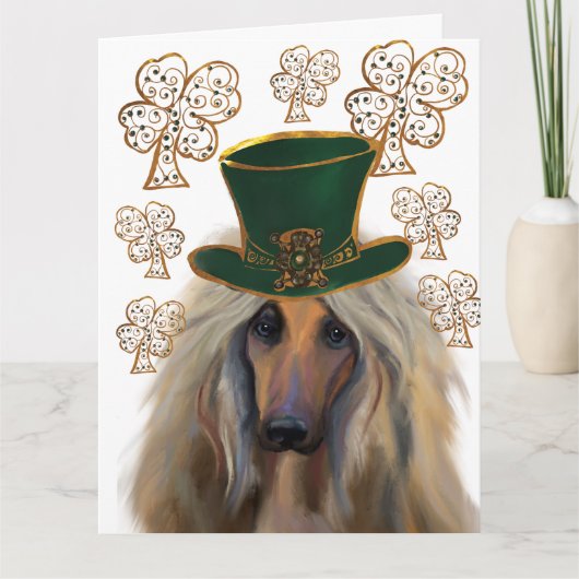AFGHAN HOUND KAART (Voorkant)