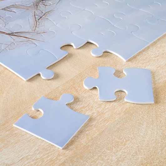 Afghan Hound Laat Het Sneeuw Kerstmis Legpuzzel (Zijkant)