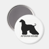 Afghan Hound Magnet (Voorkant / Achterkant)