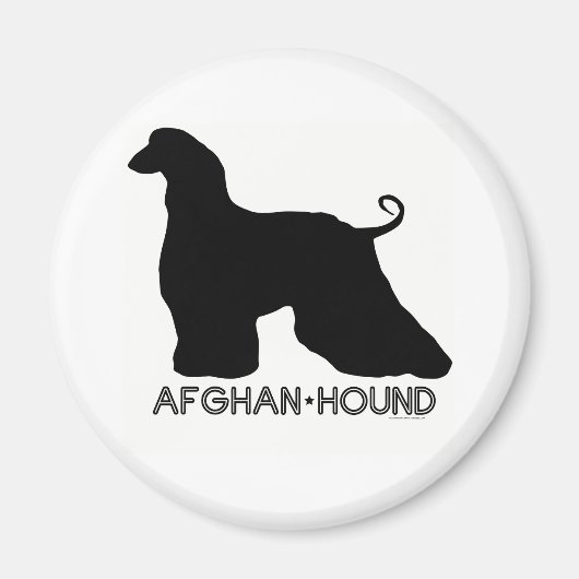 Afghan Hound Magnet (Voorkant)