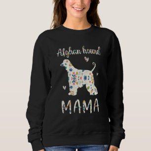 Afghan Hound Mama Floral Dog Mam Love Trui
