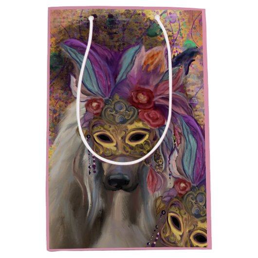 AFGHAN HOUND MEDIUM CADEAUZAKJE (Voorkant)