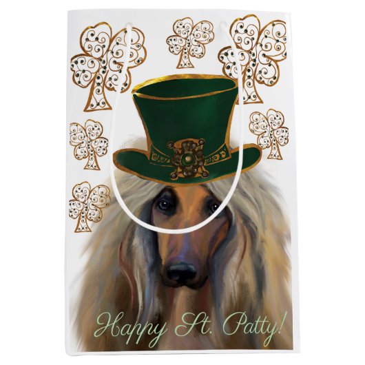 AFGHAN HOUND MEDIUM CADEAUZAKJE (Voorkant)
