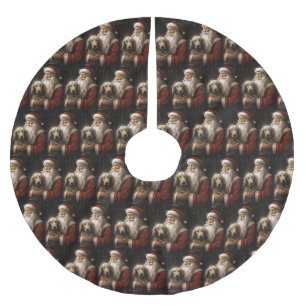 Afghan Hound met Sinterklaas Feestelijke Kerstmis Kerstboom Rok