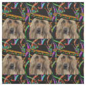 Afghan Hound Mexico Stof (Swatch)