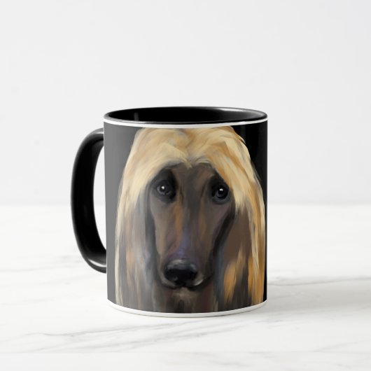 AFGHAN HOUND   MOK (Voorkant links)