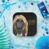AFGHAN HOUND PAPIEREN BORDJE (Feest)