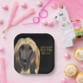 AFGHAN HOUND PAPIEREN BORDJE (Feest)